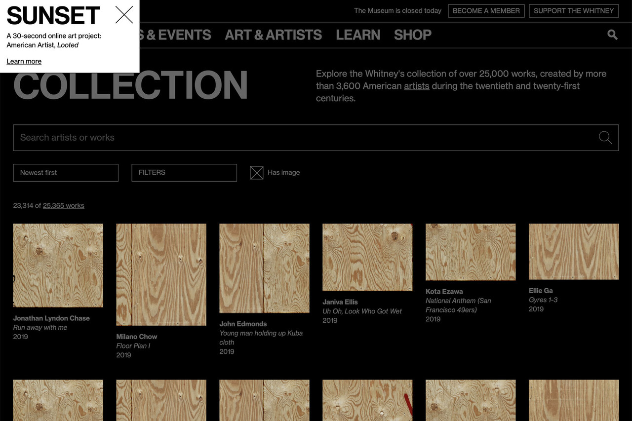 American Artist img 1 looted