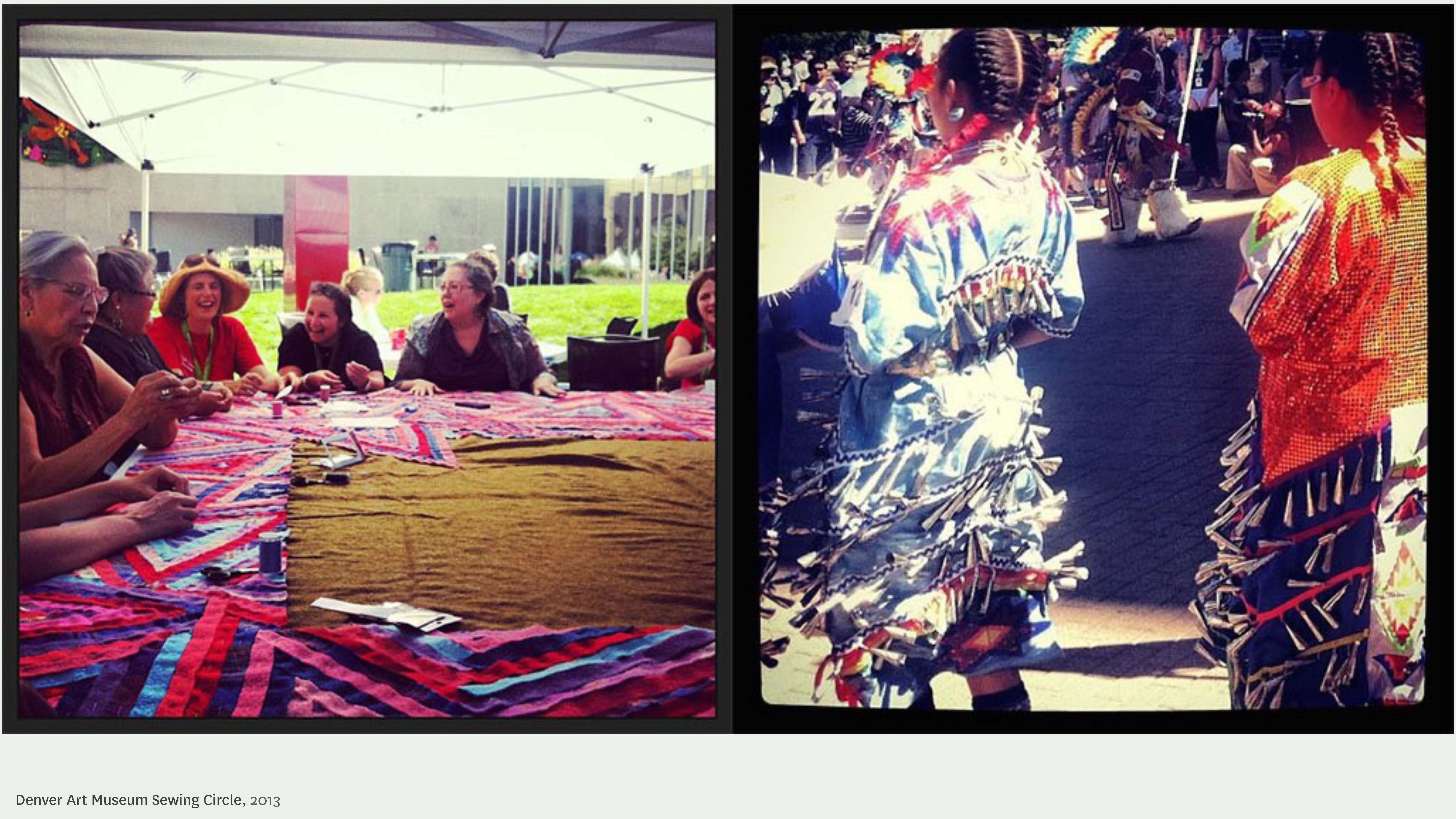 Marie Watt- Denver Art Museum Sewing Circle