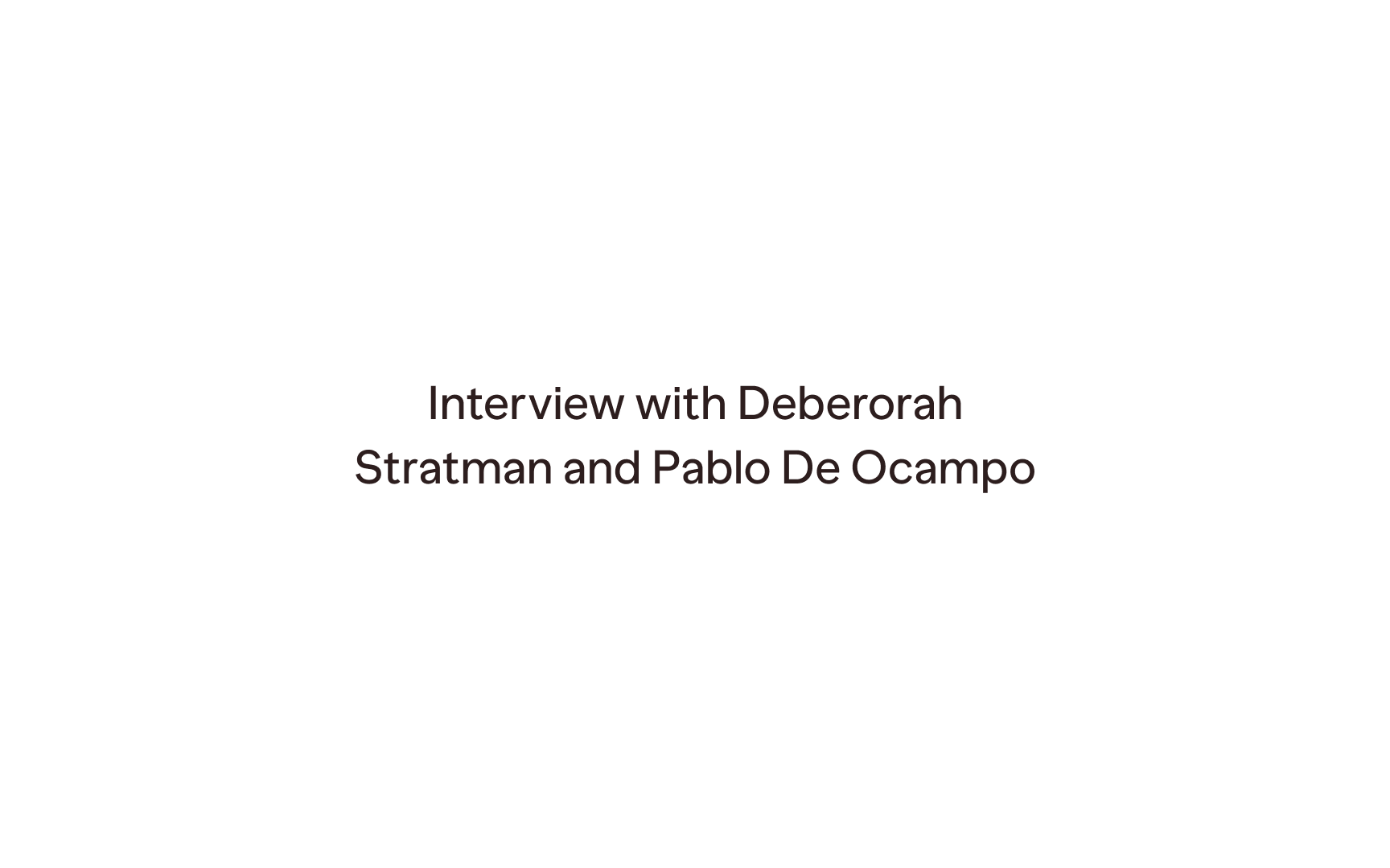 Interview